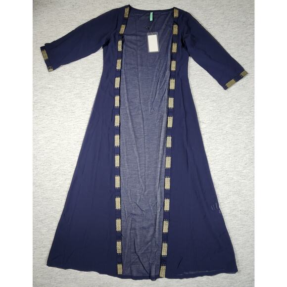 Poly Crepe Sheer Shrug With Matching Palazzo Pants Long Sleeve Womens Size XS - Picture 2 of 12